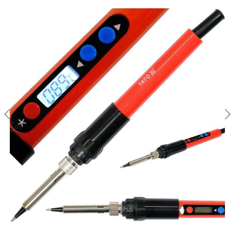 E lutownica transf. z regulacją temperatury 80 W